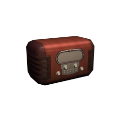 Retro Wooden Case Radio