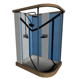 Modern Lines Shower Unit