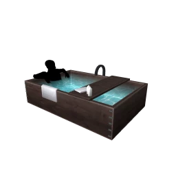 they. Resolved Mahogany Bath