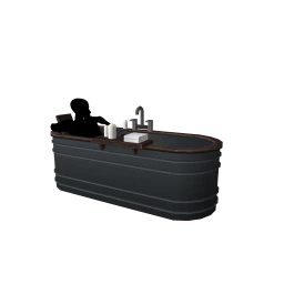 they. Exposed Material Bath