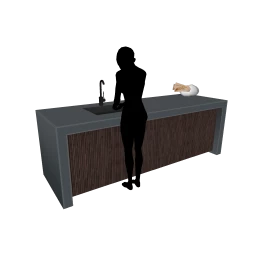 they. Exposed Material Island