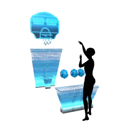 Voyager Holographic Basketball System - Interactive