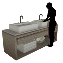 Bondi Marrah Sink Unit - Interactive