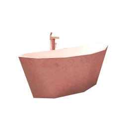Rose Hues Deco Bath Tub