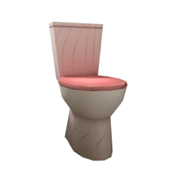 Rose Hues Deco Toilet