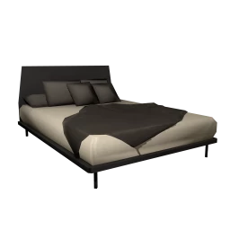 Alameda Double Bed - Stone