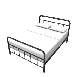 Maisie Full Stainless Steel Bed Frame