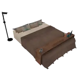 Loft Brutalist Double Bed