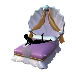 Luxe Clouds Sea Shell Bed