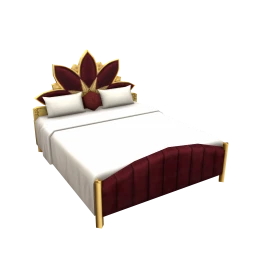 Decadence Royal Bordeaux  Bed