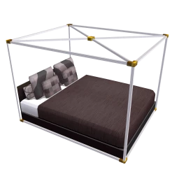 Luxe New Age Four Poster Bed