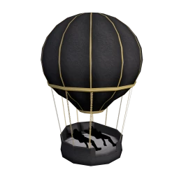 Luxe Hot Air Balloon Bed (Black)