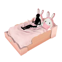 Mod Snuggle Bunny Double Bed - Interactive