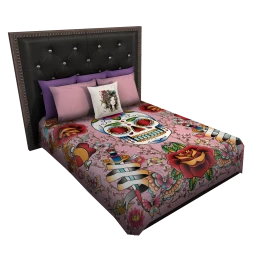 Tattoo Rebel Double Bed