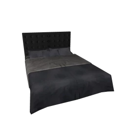 they. Dark Japandi Bed