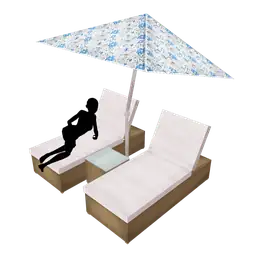 Wanderlust Summer Garden Sun Loungers