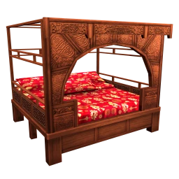 Chinese Wooden Bed