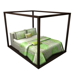 Indian Ocean Diego Garcia Bed - Green