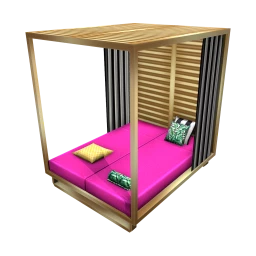 Acanthus Tropicana Double Bed