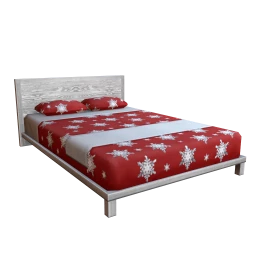 Winter Snowflake Pattern Bed