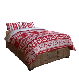 Scandi Knit Pattern Bed
