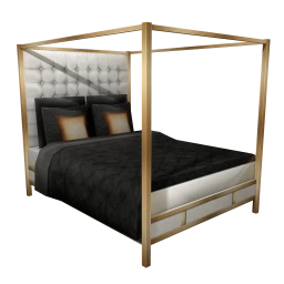 Black Hues Grandeur Bed