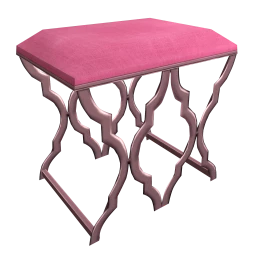 Bel Air Solcialite's Vanity Stool - Pink