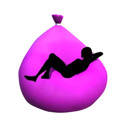 Big Balloon Bean Bag (Pink)