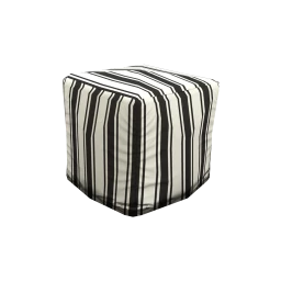 Littleton Pouffe - Stripe