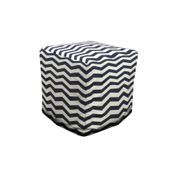 Littleton Pouffe - Chevron