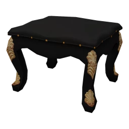 Baroque Constance Dressing Stool - Dark