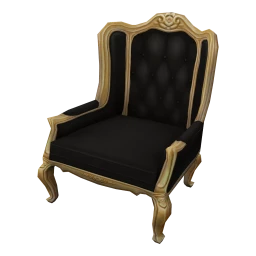 Baroque Rochefort Armchair - Dark