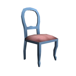Chic Blue Dining Chair