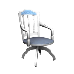 Chic Blue Office Chair