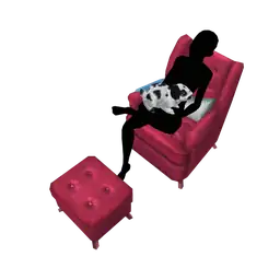 Cosmos Snuggle Bunny Armchair - Interactive