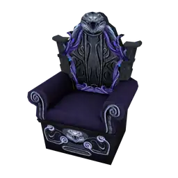 Cosmos Haunted House Ethereal Glow Throne