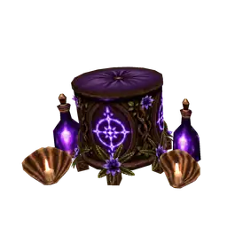Cosmos Siren Cove Purple Stool