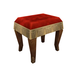 Cosmos Captain's Mahogany Chambers Dressing Stool