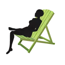 Cosmos Yarned Together Green Sun Lounger