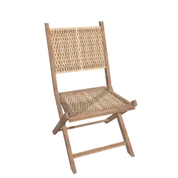 Loft Minimalist Weaved Straw Picnic Chair