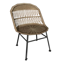 Wicker Round Dining Chair