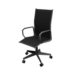 Modern Office Desk Chair - Black