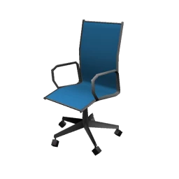 Modern Office Desk Chair - Blue