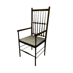 Thin Wooden Frame Chair