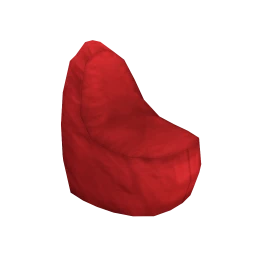 Yume Alert Beanbag Chair - Red