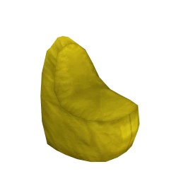 Yume Alert Beanbag Chair - Yellow