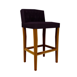 Rich Velvet Bar Stool