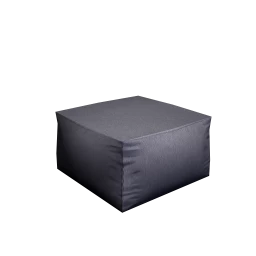 Steel Grey Pouffe