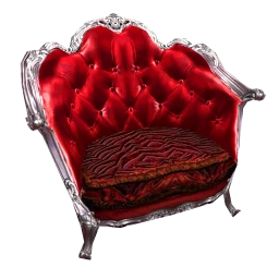 Midnight Mystique Arm Chair - Red