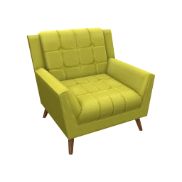 Response Fabric Armchair In Wheatgrass 